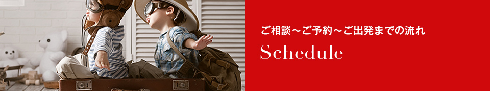 ご相談~ご予約~ご出発までの流れ